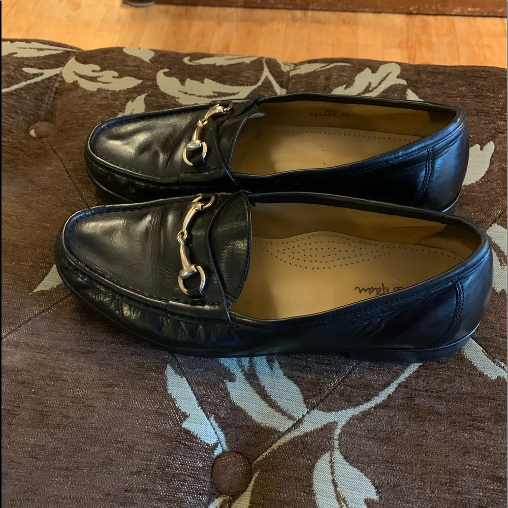 Cole Haan Loafers Size 8M Black Leather Slip On CO2498